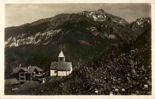 Tschiertschen mit Weisshorn