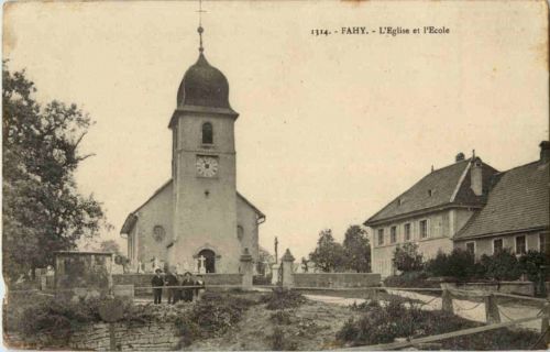 Fahy - L Eglise et l Ecole