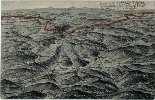 Panoramakarte Delemont