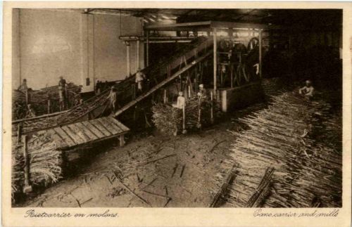 Soerabaia - Cane carrier and mill