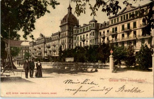 Gruss von Interlaken