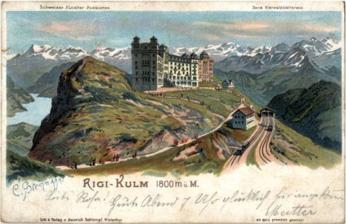 Rigi Kulm - Litho