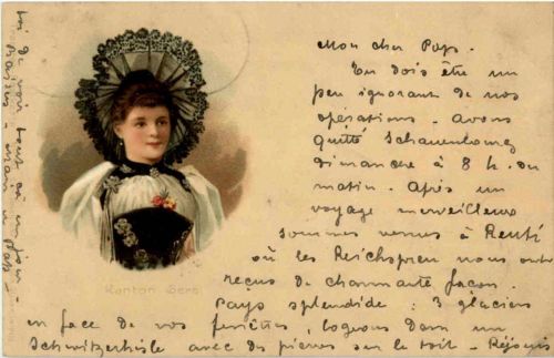 Bern - Tracht - Litho