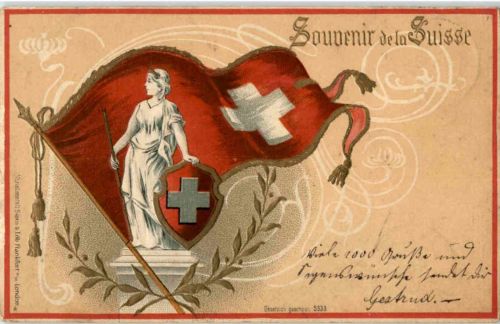Souvenir de la Suisse - Litho