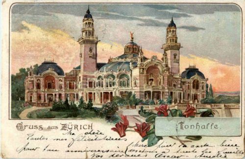 Gruss aus Zürich - Litho