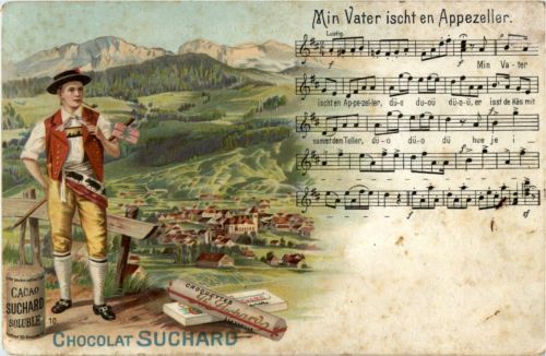Chocolat Suchard - Appenzell - Litho