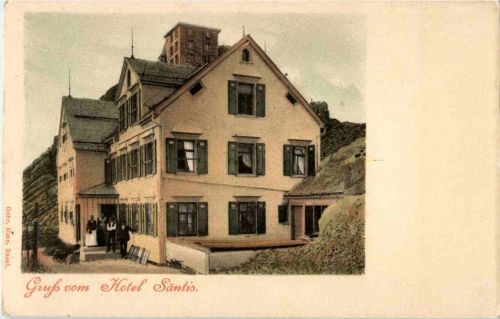 Gruss vom Hotel Säntis