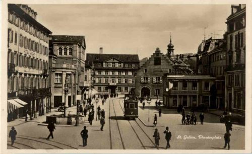 St. gallen mit Tram