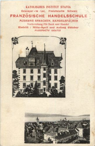Estavayer - Französische Handelsschule