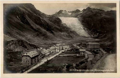 Gletsch mit Rhonegletscher