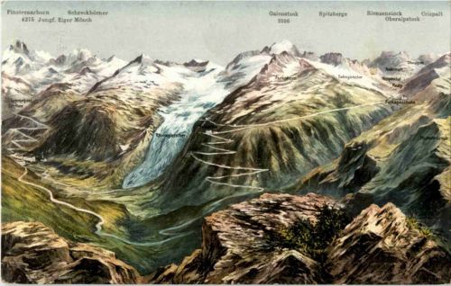 Rhonegletscher - Furkastrasse