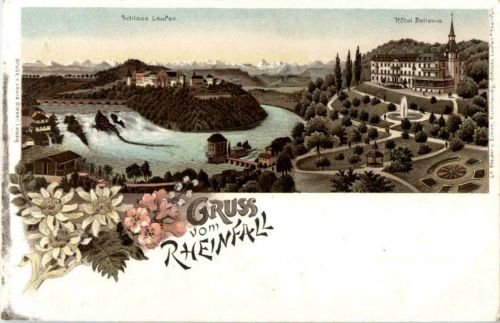 Rheinfall - Litho