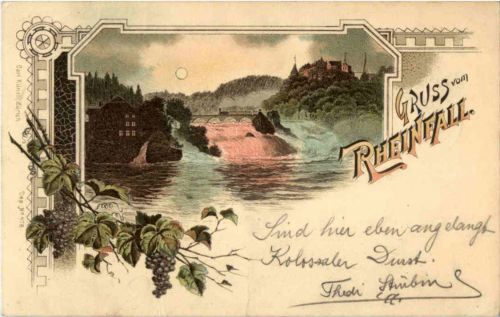 Rheinfall - Litho