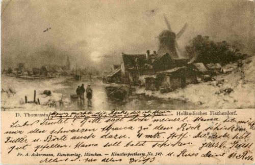 D. Thomassin - Holländisches Fischerdorf