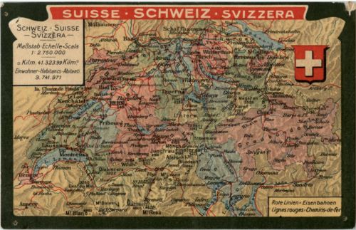 Schweiz - Map