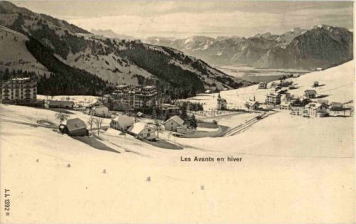 Les Avants en hiver