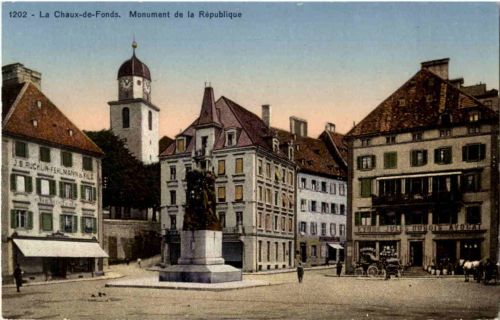 La Chaux de Fonds - Monument de la republique