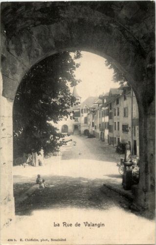 La rue de Valangin