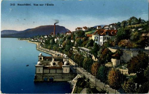 Neuchatel - Vue sur l Evole