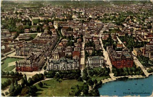Zürich - Ballon Aufnahme