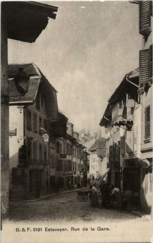 Estavayer - Rue de la Gare