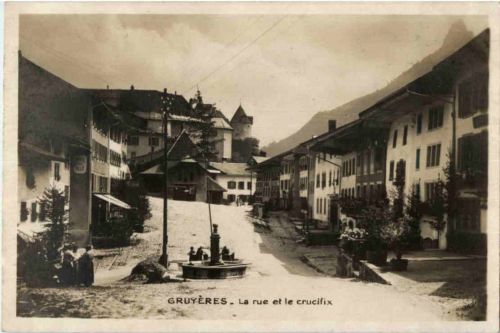 Gruyeres - la rue