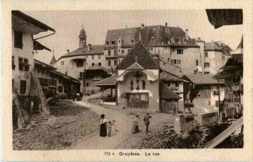 Gruyeres - La rue