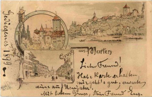 Gruss aus Morat - Murten