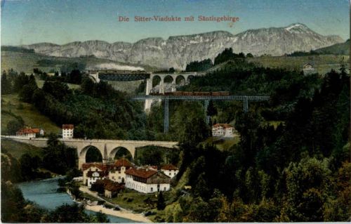 Sitterviadukte bei Bruggen