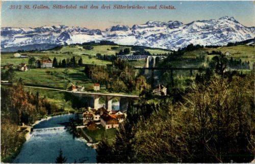 Sitterviadukte bei Bruggen