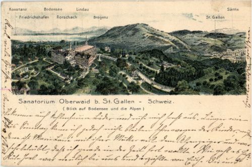 Sanatorium Oberwaid bei St. Gallen