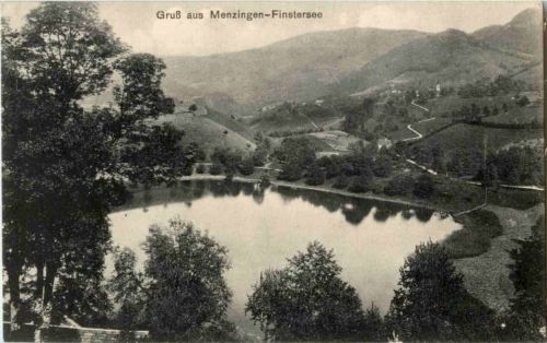 Gruss aus Menzingen Finstersee