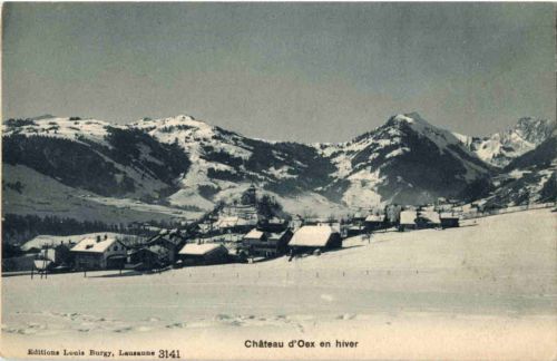 Chateau d Oex en hiver