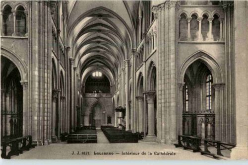 Lausanne - Interieur de la Cathedrale