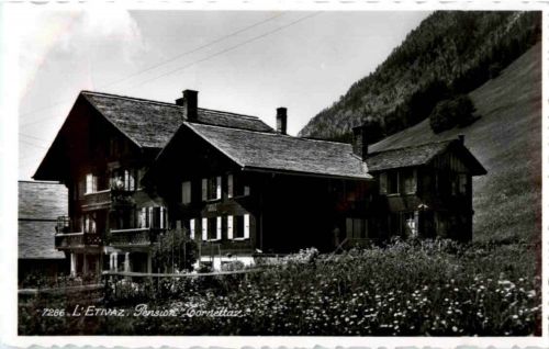 L Etivaz - Pension Cornettaz -