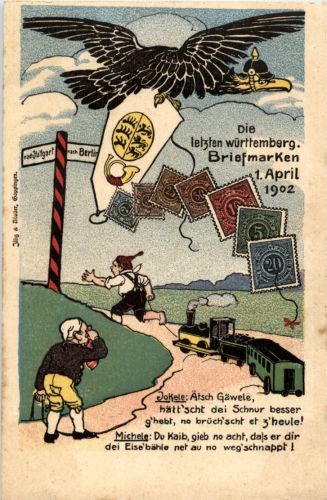 Die letzten würtemmbergischen Briefmarken 1902