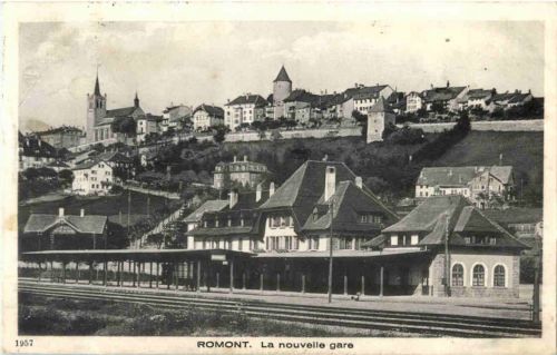 Romont- Le nouvelle gare