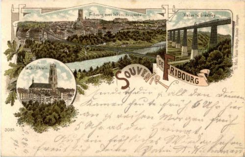 Souvenir de Fribourg 1898