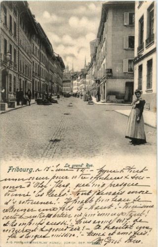 Fribourg - La grand Rue