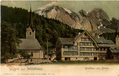 Gruss aus Wildhaus - Gasthaus zur Sonne