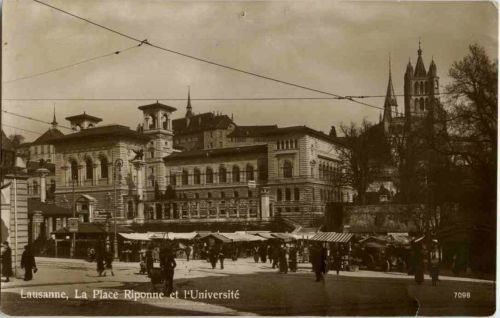 Lausanne - La Place Riponne