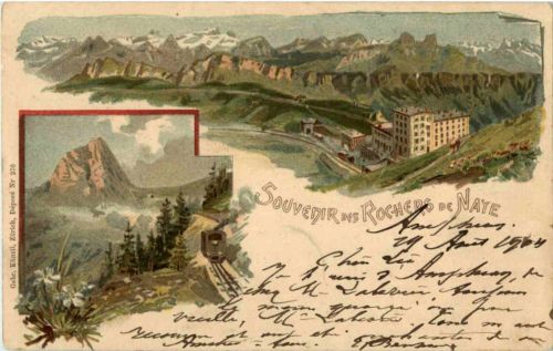 souvenir des Roches de Naye