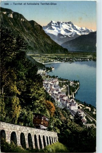 Territet et funiculaire - Zahnradbahn