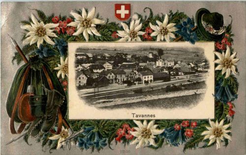 Tavennes - Prägekarte