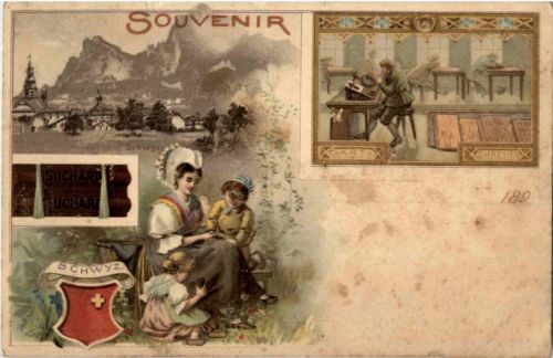 Schwyz - Suchard - Litho
