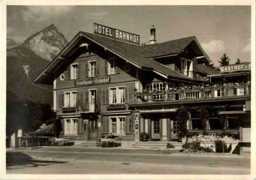 Giswil - Hotel Bahnhof