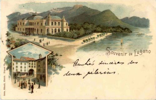Souvenir de Lugano - Litho