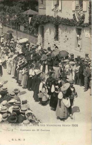 Vevey - Cortege de la Fete des Vignerons 1905