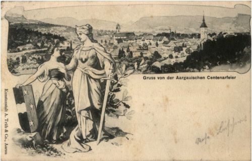 Aarau - Gruss von der Centenarfeier