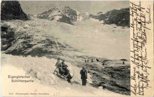eigergletscher Schlittenpartie